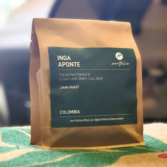 Inga Aponte single origin Colombian coffee